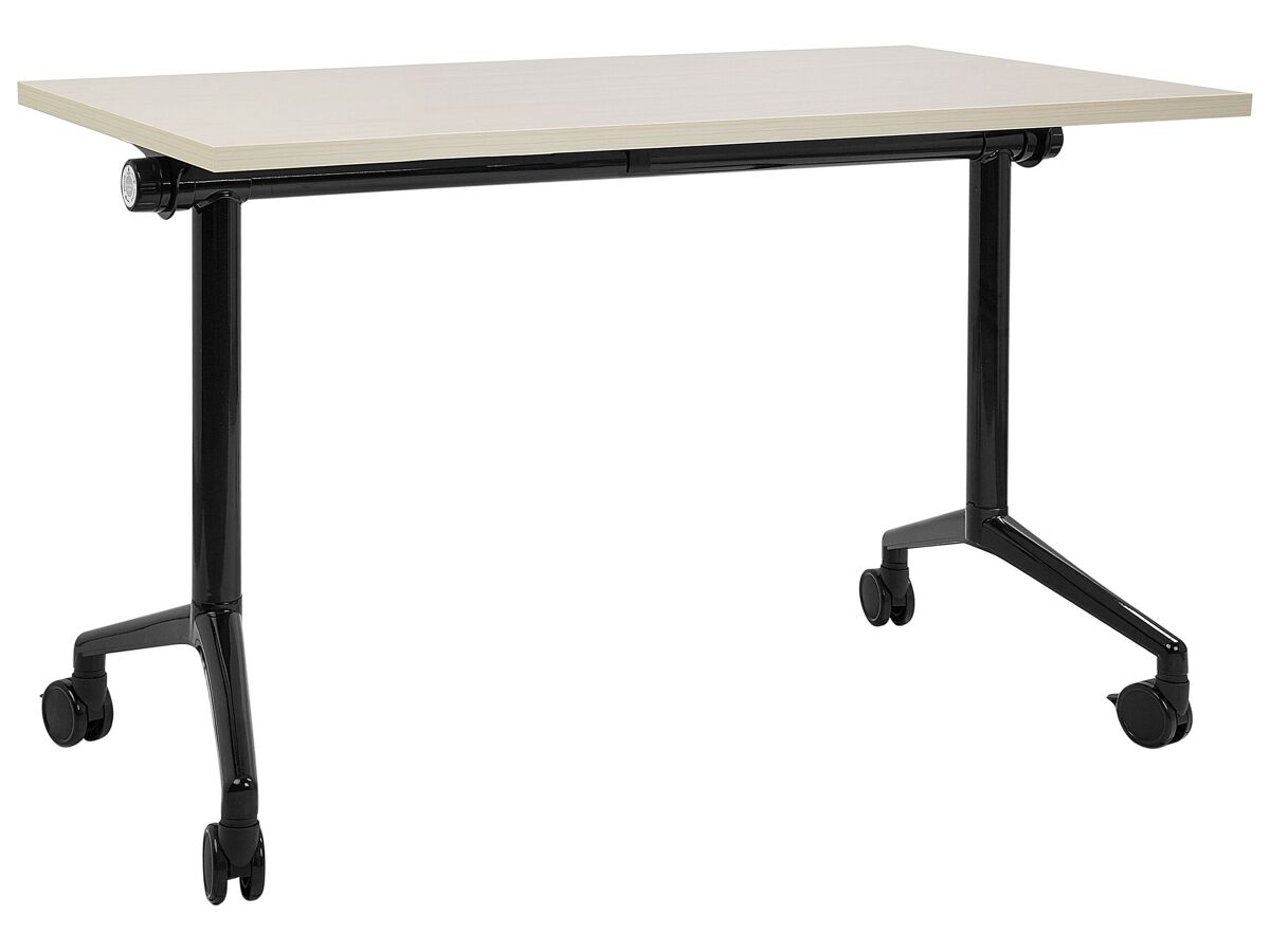 Beliani Escritorio plegable CAVI 120x60 Madera Clara
