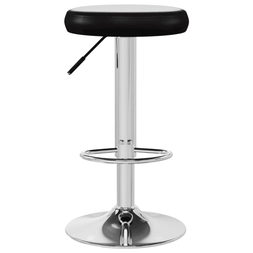 vidaXL Bancos de bar 2 pcs couro artificial preto vidaXL Bancos de bar 2 pcs couro artificial preto