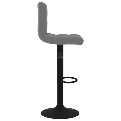 vidaXL Bancos de bar 2 pcs veludo cinzento-escuro