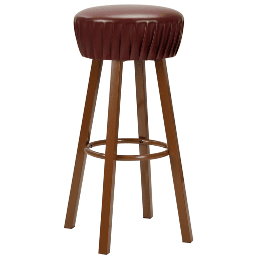 vidaXL Bancos de bar 2 pcs couro artificial castanho vidaXL Bancos de bar 2 pcs couro artificial castanho