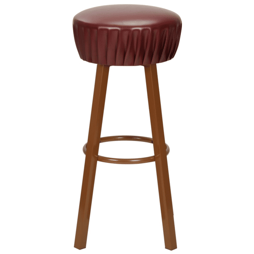 vidaXL Bancos de bar 2 pcs couro artificial castanho vidaXL Bancos de bar 2 pcs couro artificial castanho