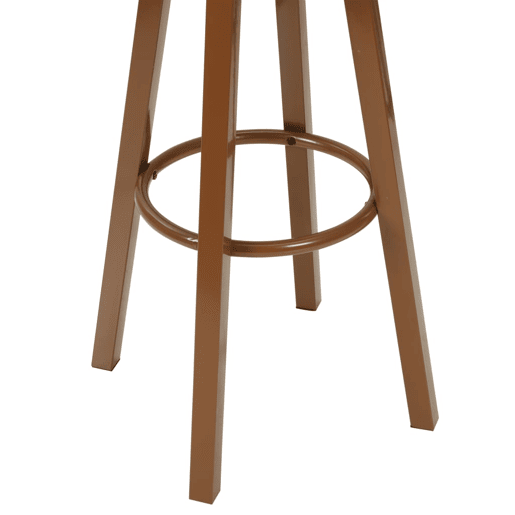 vidaXL Bancos de bar 2 pcs couro artificial castanho vidaXL Bancos de bar 2 pcs couro artificial castanho