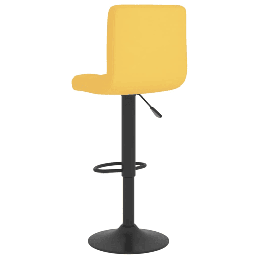 vidaXL Bancos de bar 2 pcs tecido amarelo mostarda vidaXL Bancos de bar 2 pcs tecido amarelo mostarda