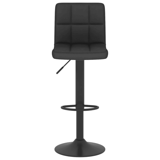 vidaXL Banco de bar tecido preto vidaXL Banco de bar tecido preto