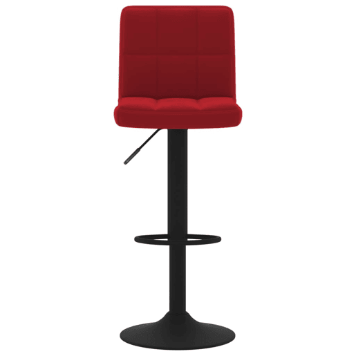 vidaXL Bancos de bar 2 pcs veludo vermelho tinto vidaXL Bancos de bar 2 pcs veludo vermelho tinto