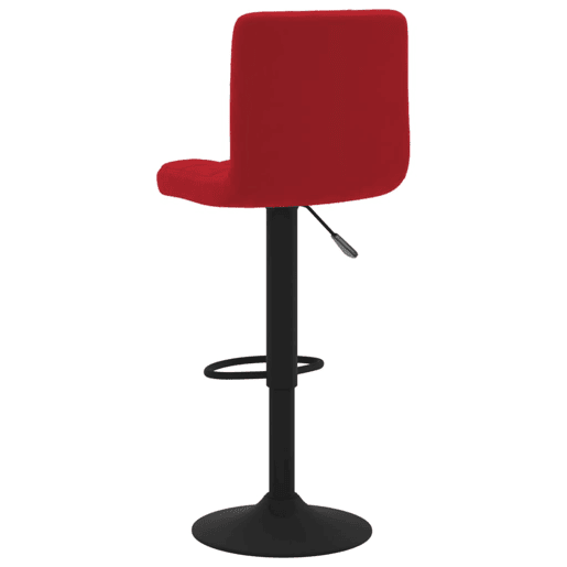 vidaXL Bancos de bar 2 pcs veludo vermelho tinto vidaXL Bancos de bar 2 pcs veludo vermelho tinto