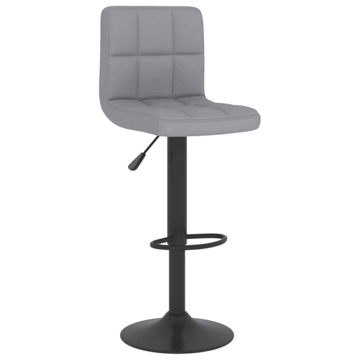 vidaXL Bancos de bar 2 pcs tecido cinzento-claro vidaXL Bancos de bar 2 pcs tecido cinzento-claro