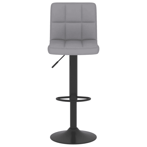 vidaXL Bancos de bar 2 pcs tecido cinzento-claro vidaXL Bancos de bar 2 pcs tecido cinzento-claro
