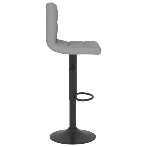 vidaXL Bancos de bar 2 pcs tecido cinzento-claro vidaXL Bancos de bar 2 pcs tecido cinzento-claro