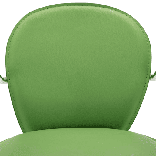 vidaXL Bancos de bar com apoios de braços 2 pcs couro artificial verde