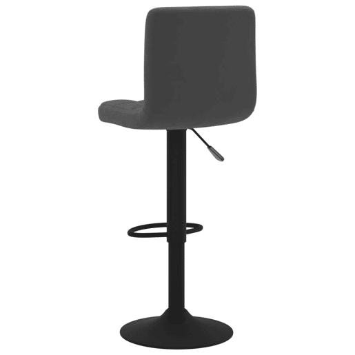 vidaXL Bancos de bar 2 pcs veludo preto vidaXL Bancos de bar 2 pcs veludo preto