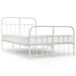 Estructura de cama 120x190 Estructura de cama 120x190 Blanco