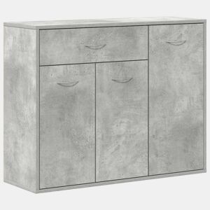 vidaXL Aparador 88x30x70 cm contraplacado cinzento cimento