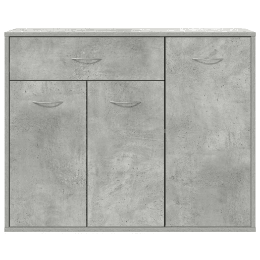 vidaXL Aparador 88x30x70 cm contraplacado cinzento cimento vidaXL Aparador 88x30x70 cm contraplacado cinzento cimento