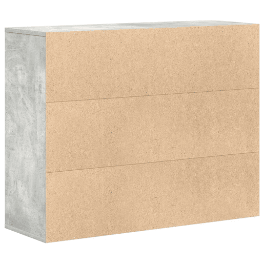vidaXL Aparador 88x30x70 cm contraplacado cinzento cimento vidaXL Aparador 88x30x70 cm contraplacado cinzento cimento