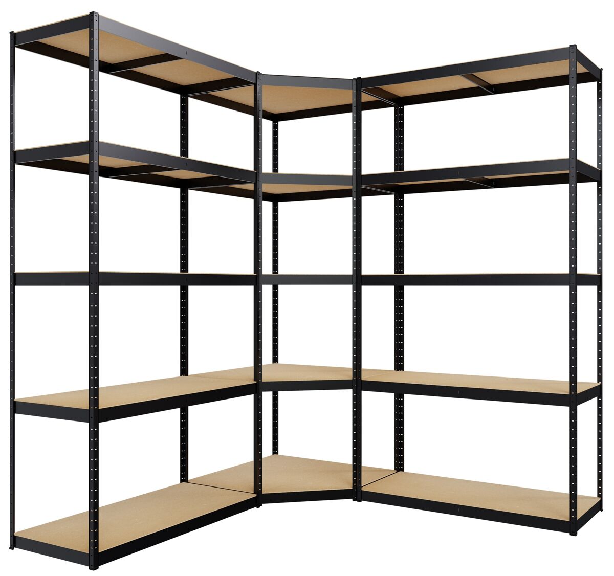 Estante enchufable - 3er Regalsystem - Metal 160