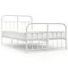 Estructura de cama 120x200 Estructura de cama 120x200 Blanco