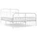 Estructura de cama 140x190 Estructura de cama 140x190 Blanco