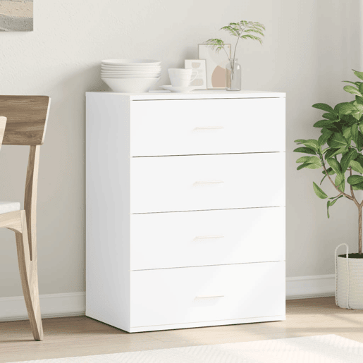 vidaXL Aparador 60x39x80 cm derivados de madeira branco