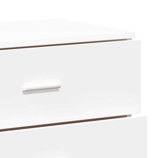 vidaXL Aparador 60x39x80 cm derivados de madeira branco