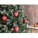 Beliani Guirnaldas de navidad FERIABLE Beliani Guirnaldas de navidad FERIABLE Rojo