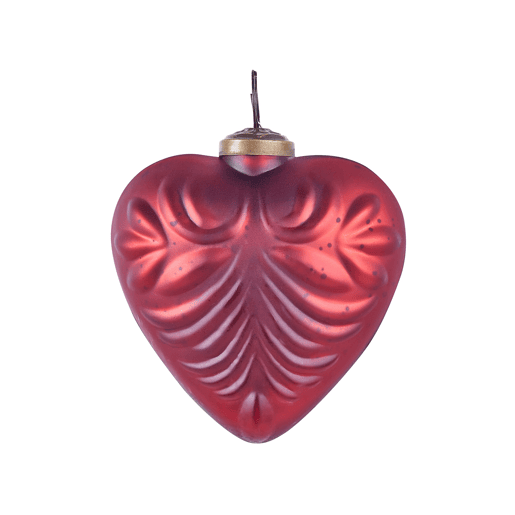 Conjunto de 4 bolas FERIABLE Vidro Vermelho
