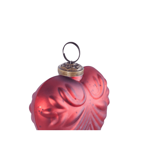 Conjunto de 4 bolas FERIABLE Vidro Vermelho