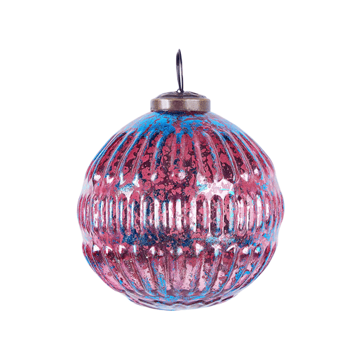 Conjunto de 6 bolas ASTRAL Vidro Rosa Conjunto de 6 bolas ASTRAL Vidro Rosa