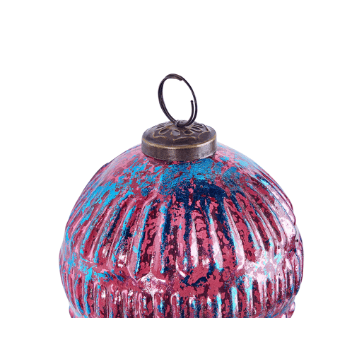Conjunto de 6 bolas ASTRAL Vidro Rosa Conjunto de 6 bolas ASTRAL Vidro Rosa