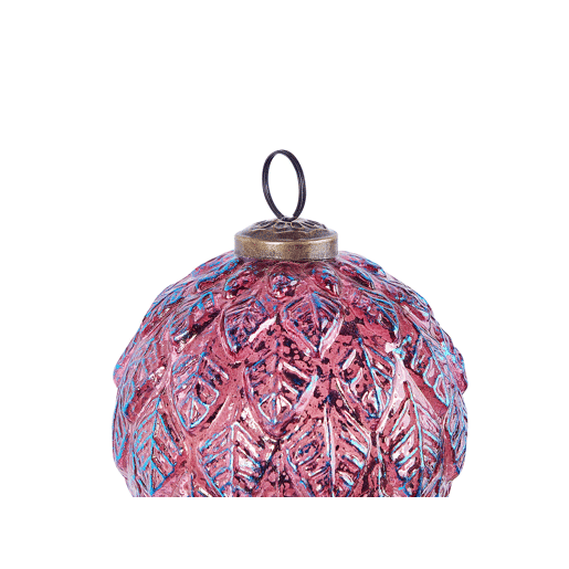 Conjunto de 6 bolas ASTRAL Vidro Rosa Conjunto de 6 bolas ASTRAL Vidro Rosa