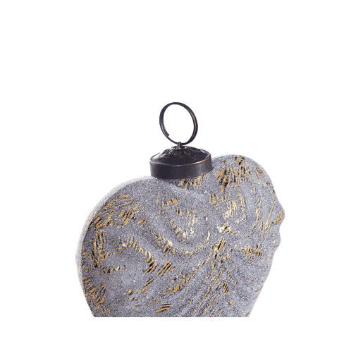 Conjunto de 4 bolas FERIABLE Vidro Cinzento