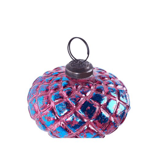Conjunto de 6 bolas ASTRALE Vidro Rosa Conjunto de 6 bolas ASTRALE Vidro Rosa