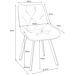 2x Silla tapizada capitoné de terciopelo SJ.33 2x Silla tapizada capitoné de terciopelo SJ.33 Negro