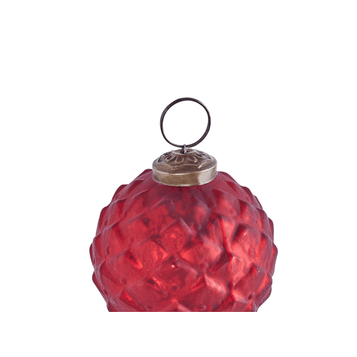 Conjunto de 6 bolas ARGENTIN Vidro Vermelho Conjunto de 6 bolas ARGENTIN Vidro Vermelho