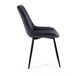 2x Silla tapizada capitoné de terciopelo SJ.0488 2x Silla tapizada capitoné de terciopelo SJ.0488 Negro