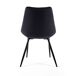 2x Silla tapizada capitoné de terciopelo SJ.0488 2x Silla tapizada capitoné de terciopelo SJ.0488 Negro