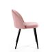 2x Silla tapizada capitoné de terciopelo SJ.077 2x Silla tapizada capitoné de terciopelo SJ.077 Rosa