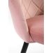 2x Silla tapizada capitoné de terciopelo SJ.077 2x Silla tapizada capitoné de terciopelo SJ.077 Rosa