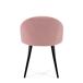 2x Silla tapizada capitoné de terciopelo SJ.077 2x Silla tapizada capitoné de terciopelo SJ.077 Rosa