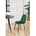 2x Silla de terciopelo con tapizado capitoné SJ1 2x Silla de terciopelo con tapizado capitoné SJ1 Verde Oscuro