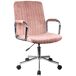 Sillón giratorio de terciopelo FD24 Sillón giratorio de terciopelo FD24 Rosa
