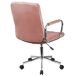 Sillón giratorio de terciopelo FD24 Sillón giratorio de terciopelo FD24 Rosa