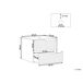 Beliani Mueble de baño QUINTELA 60 Beliani Mueble de baño QUINTELA 60 Negro
