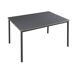 Mesa de comedor Lindesberg personas acero MDF 120x70 Mesa de comedor Lindesberg personas acero MDF 120x70 Negro/ Gris