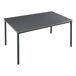 Mesa de comedor Lindesberg personas acero MDF 140x80 Mesa de comedor Lindesberg personas acero MDF 140x80 Negro/ Gris