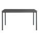 Mesa de comedor Lindesberg personas acero MDF 140x80 Mesa de comedor Lindesberg personas acero MDF 140x80 Negro/ Gris