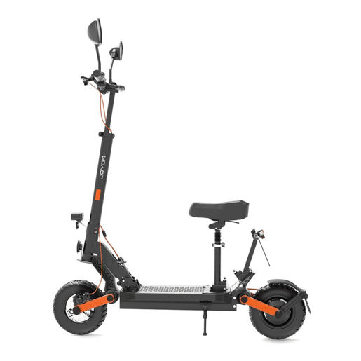 Compacta e dobrável com freios a disco para desempenho máximo Compacta e dobrável com freios a disco para desempenho máximo