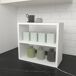 Estantería de cocina Hjo 2 niveles aglomerado 43 Estantería de cocina Hjo 2 niveles aglomerado 43 Blanco