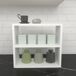 Estantería de cocina Hjo 2 niveles aglomerado 43 Estantería de cocina Hjo 2 niveles aglomerado 43 Blanco