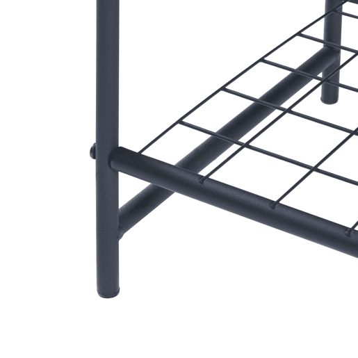 Prateleira de cozinha Nibe metal  aglomerado 150 x 60 x 42 cm Preto  Mármore preto en.casa